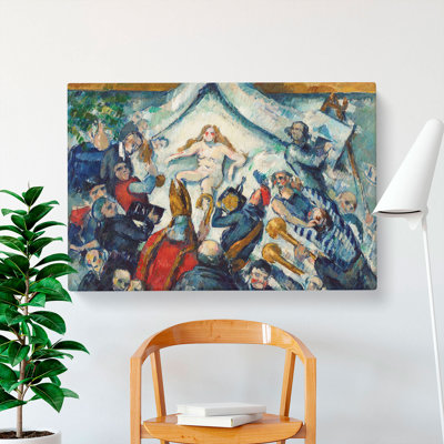 The Eternal Feminine by Paul Cezanne - Wrapped Canvas