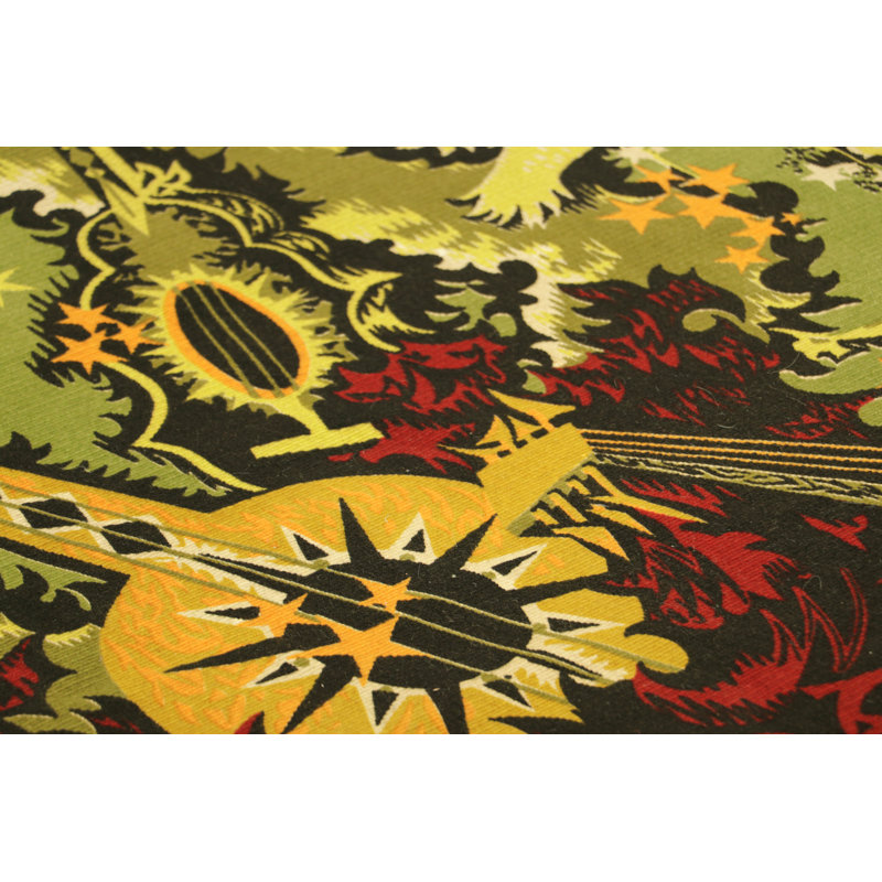 One-of-a-Kind 3’6”x5’8” Hand Knotted Area Rug