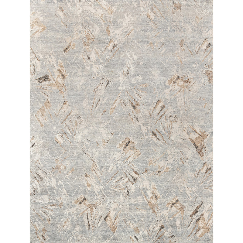Tapis rectangulaire noué à la main, Rectangle 6 pi x 9 pi