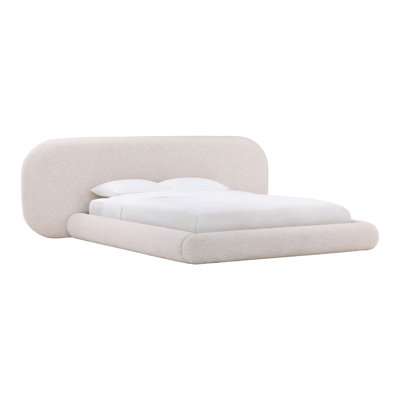 Lit plateforme tapissier Ringo, Kaia Snow