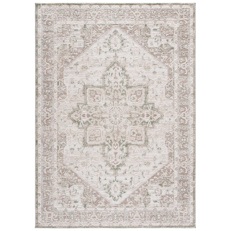 Lunara Power Loom Polyester; Jute/Sisal; Polypropylene Plastic Oriental Indoor Rug, 4'-0" x 6'-0" Rectangle