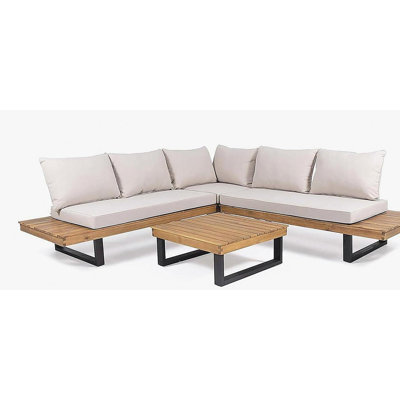 SEBASTIAN 4-PIECE SOFA SET, BEIGE