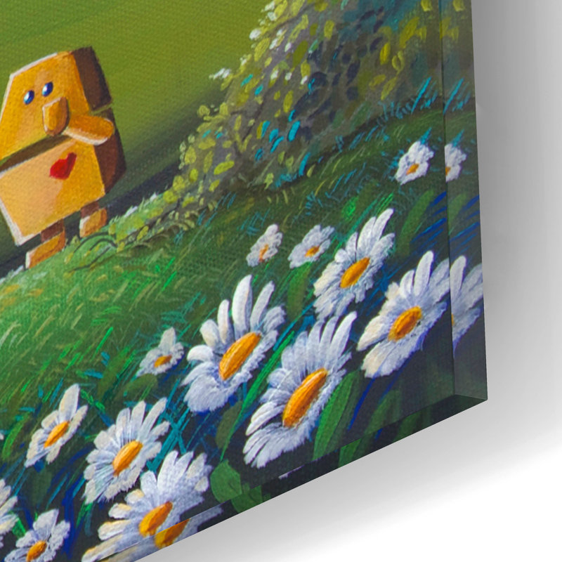 «The Swing» par Cindy Thornton, art mural en verre acrylique, H 12 po x l 16 po x P 0,13 po