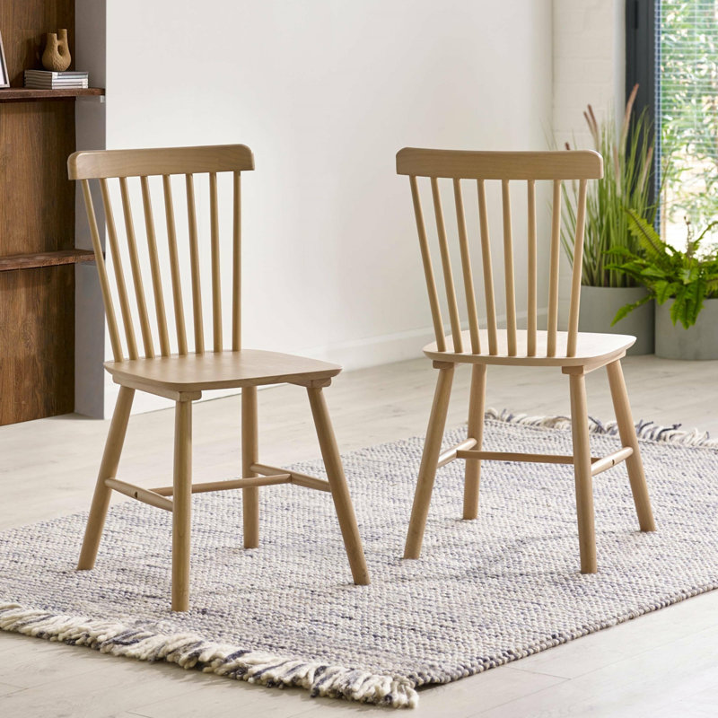 Sakura 45.2cm H Spindle Side Chair in Brown