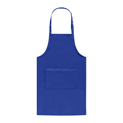 Tablier de barbecue pour homme avec poches, tablier de cuisine réglable pour la cuisine et le nettoyage, 27,6 x 29,5 po, bleu