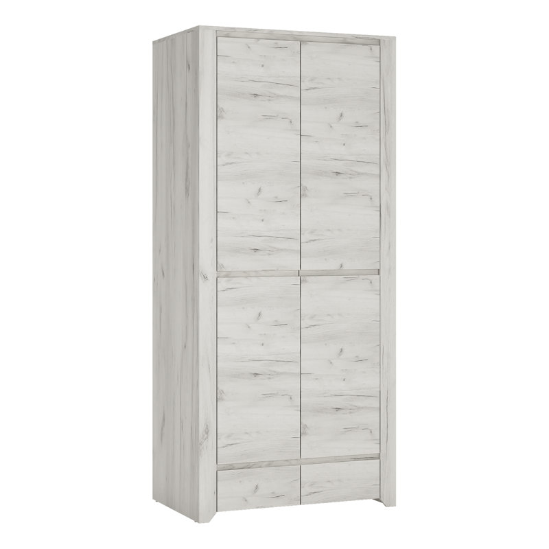 Marcel 2 Door Manufactured Wood Wardrobe