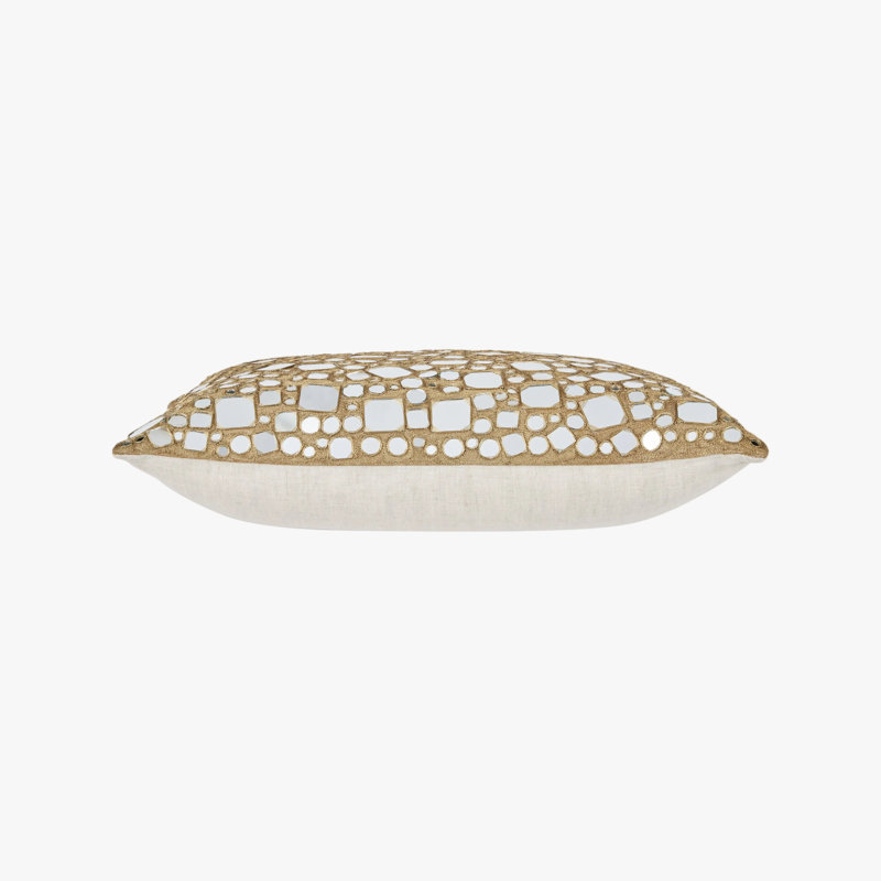 Heavy Metal Mosaic Mirror Pillow Cover & Insert