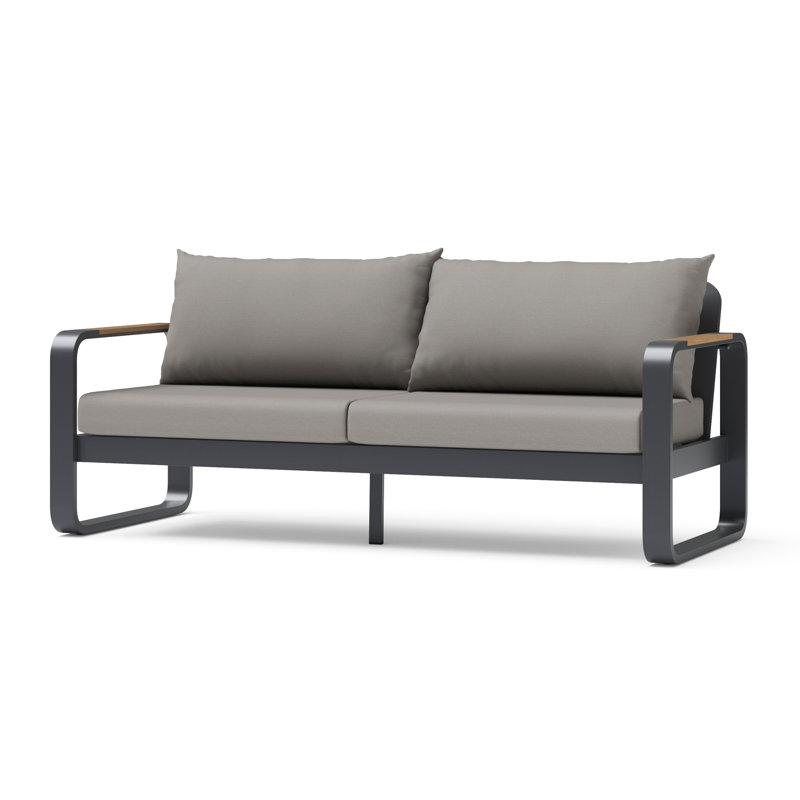 Andes Patio Sofa - Olefin Charcoal, Olefin Charcoal
