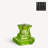 Rocky Baroque 3.74'' H Glass Tabletop Candlestick