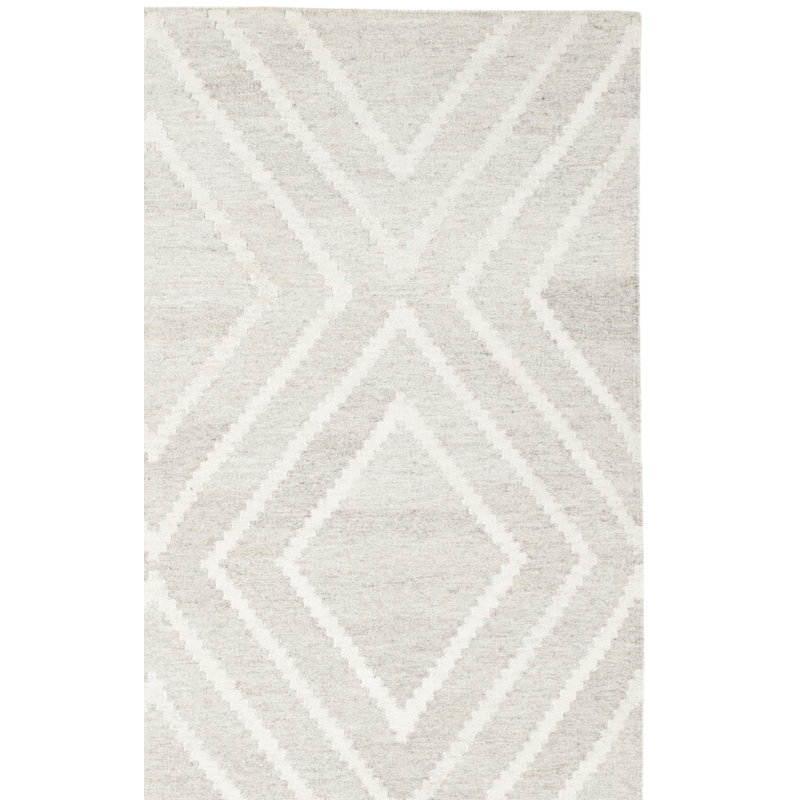 Tapis géométrique en laine et viscose Whittlesey, Rectangle 4 pi x 6 pi