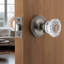 Classic Rosette with Crystal Door Knob-1189325745-1189325752