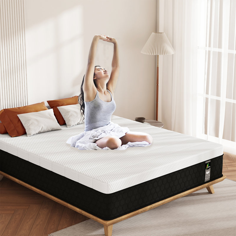 Memory Foam Mattress with Motion Isolation & Strong Edge Support, King, 12"