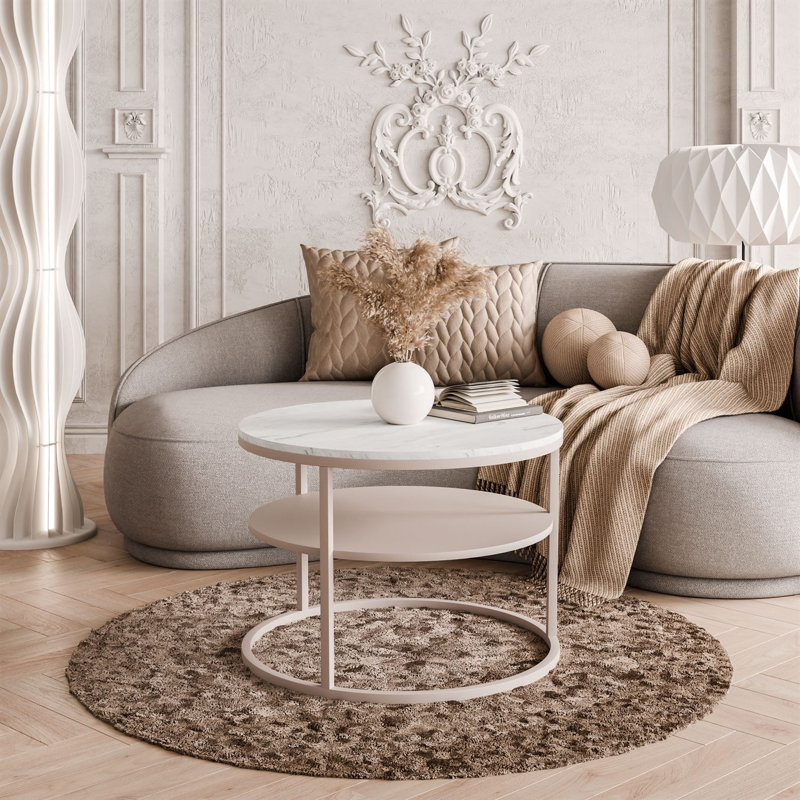 Frame Coffee Table with Storage, Levanto