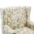 Duward Bird Floral Upholstered Wingback Accent Chair with Nailhead Trim-2107358652