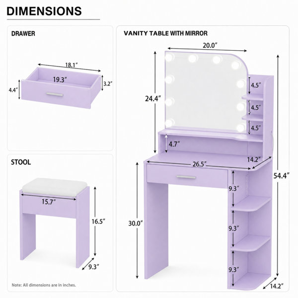 Dimensions du produit