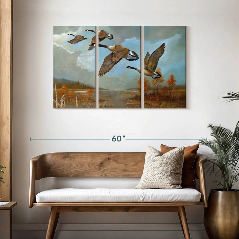 Brampt Canadian Geese, 28" H x 45" W