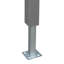 72.83cm H x 148cm W Grey Composite Fence Panels