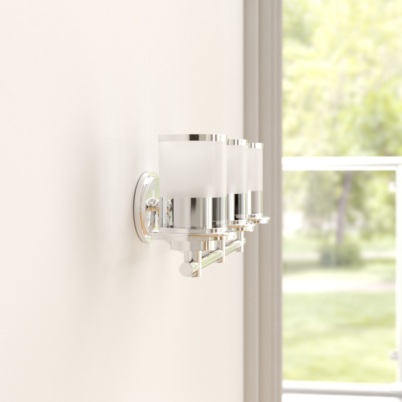 Davis 3 - Light Dimmable Vanity Light, Chrome