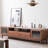 Retro simple solid wood TV cabinet
