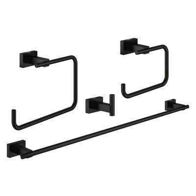 Essentials Cube 4 - Piece Bathroom Hardware Set
