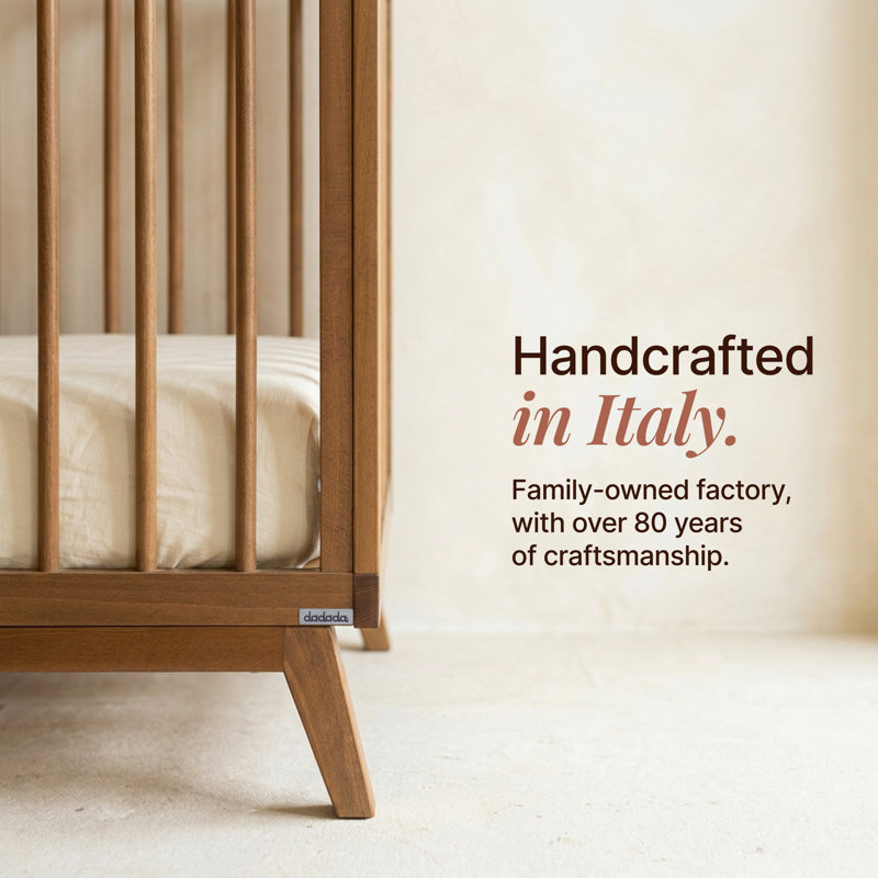 Soho 3-in-1 Convertible Crib, Walnut