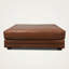 Canyon Saddle Brown 50x30" Cocktail Ottoman 100% Leather - Handmade Luxury Seating