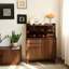 Armoire d'appoint en verre Simple Home