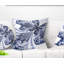 Symétrique fleur mauve fractale - coussin imprimé abstrait-30967430-30967433