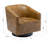 Hall Faux Leather Swivel Barrel Chair-1194730755