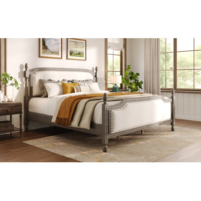 Lit plateforme tapissier Aveloire Classic