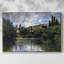 Vue de Vetheuil, 1880, reproduction d'art sur toile-419371231-419371228