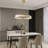 Gentri 23.6 in Dimmable LED Ring Chandelier with Crystal Accents