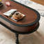 Table basse ovale de haute qualité