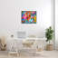 «Urban Heart Graffiti Collage Single Photo Frame» par Madeline Blake sur toile-554287535-554287529
