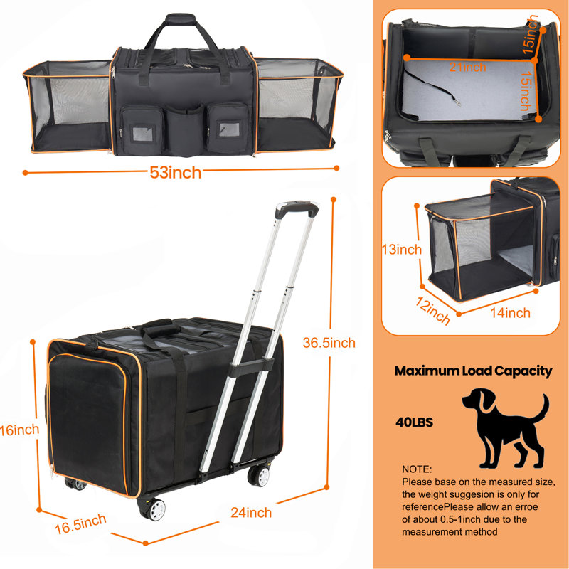 Foldable Pet Bike Trailer