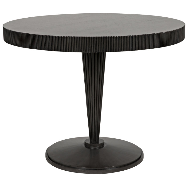 Granada 39" Black Mahogany Round Dining Table