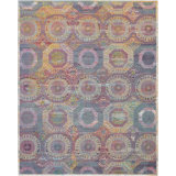 Tapis bohème multicolore Hawkin Ankara Global 8 pi 10 po x 11 pi 10 po