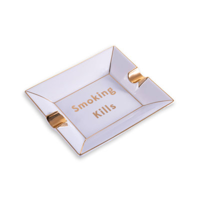 Whiffen Gold Brass Stainless Steel Cigar Case