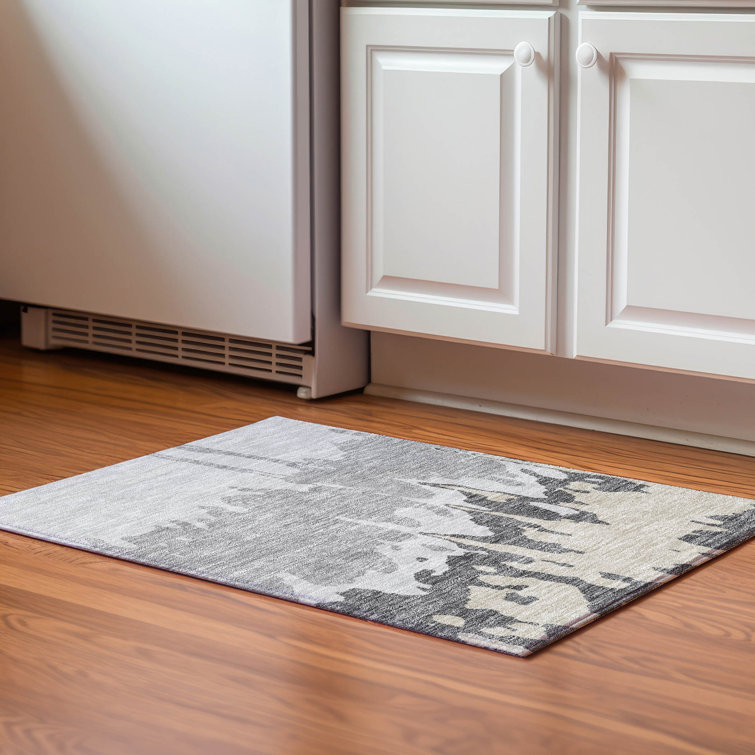 Premium Machine Washable Prisco Gray Rug