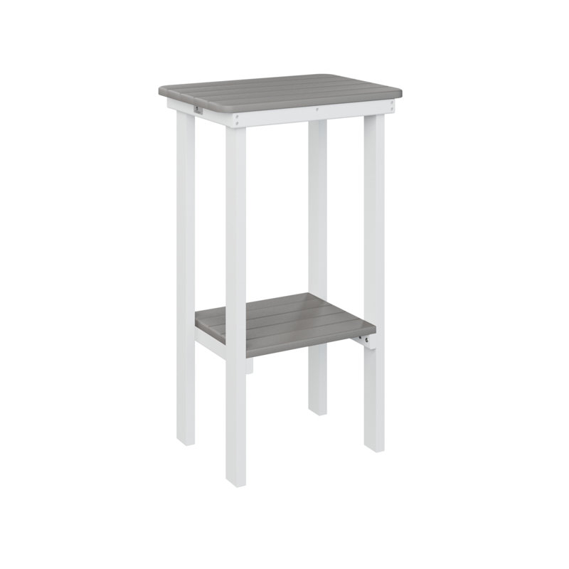Berlin Gardens Rectangle Coffee Table, 32.5" H x 20.5" W x 15" D, Light Gray