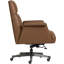 Fauteuil de direction en cuir Fleet Russet