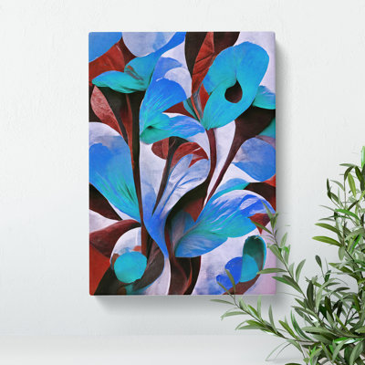 Modern Abstract Floral No.5 - Wrapped Canvas