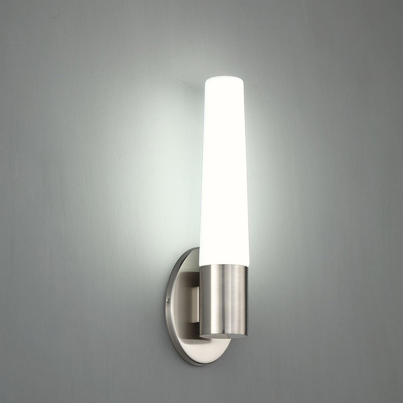 Tusk 1-Light LED Armed Sconce, Brushed Nickel