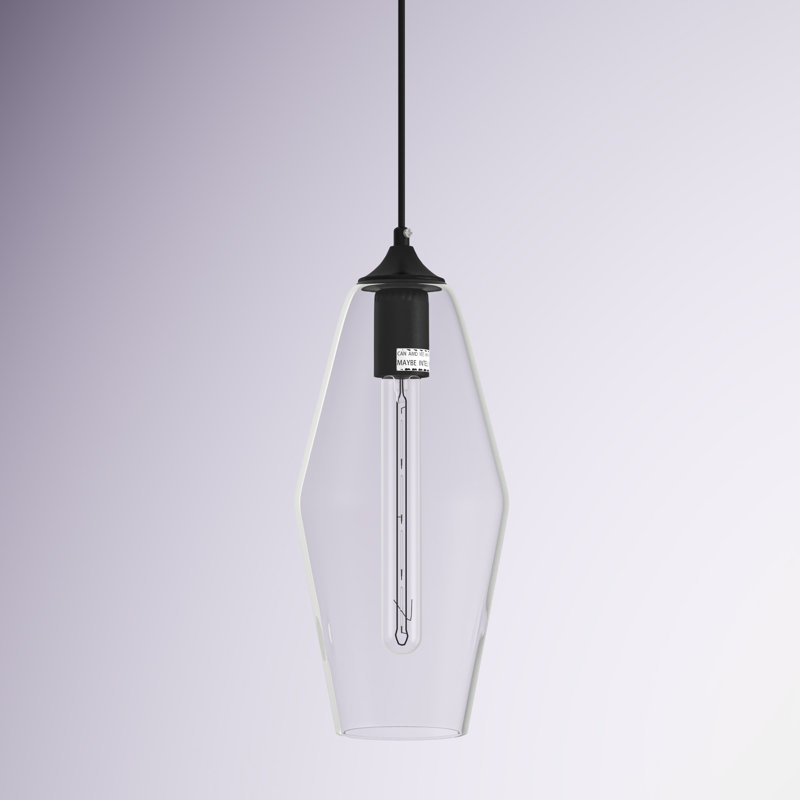 Luminaire suspendu géométrique simple à 1 lumière Rincon