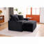 Chaise d'appoint moderne avec repose-pieds amovible-1872481052