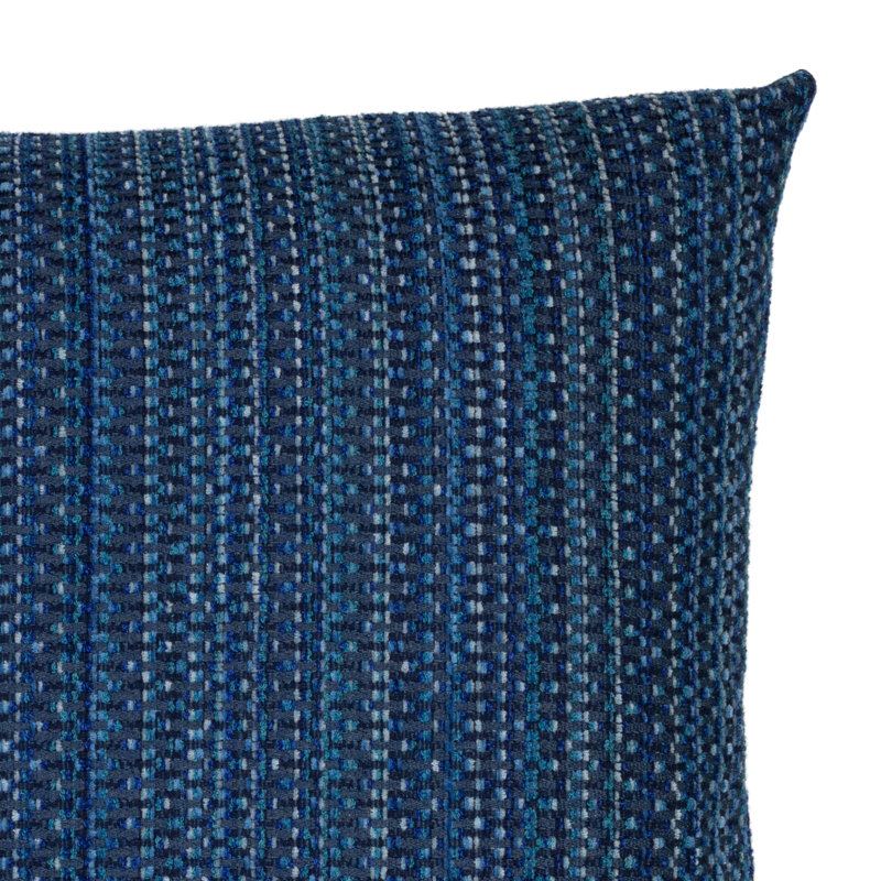 Kaleidoscope Indoor/Outdoor Pillow Cover & Insert, 20" x 20", Midnight, Square