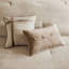 7 Piece Comforter Set Tan
