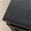 Table basse, finition noire