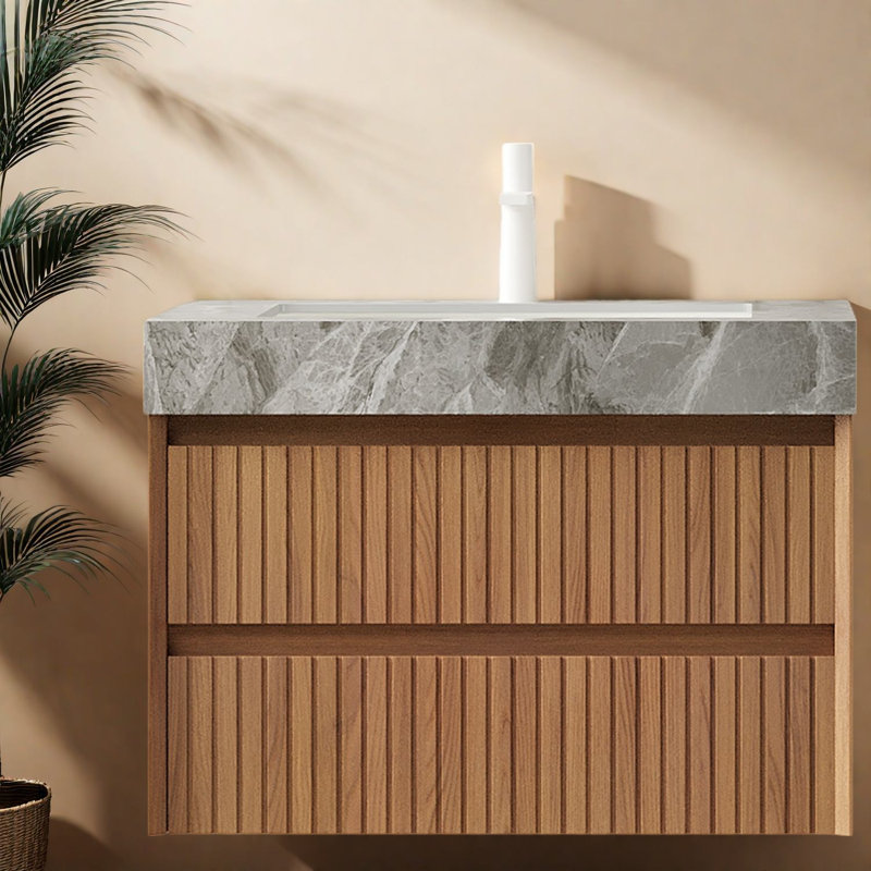 Meuble-lavabo moderne avec rangement