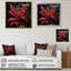 Ferns Ruby Essence III - Floral Canvas Prints-1126123375-1126123364